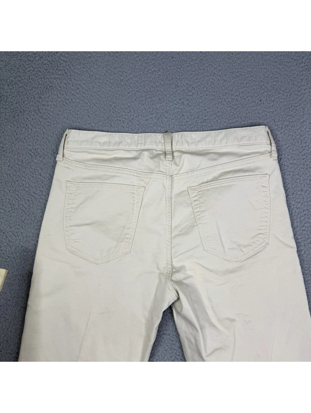 Banana Republic Mens Traveler Slim Fit Jeans Beige 33x34 Five Pocket Denim